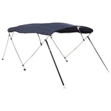 VidaXL Bimini-Top 4 Bögen mit Seitenwänden 243x(185-198)x137 cm