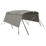 VidaXL Bimini-Top 4 Bögen mit Seitenwänden 243x(170-182)x137 cm