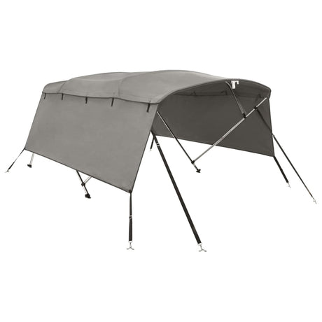 VidaXL Bimini-Top 4 Bögen mit Seitenwänden 243x(200-213)x137 cm