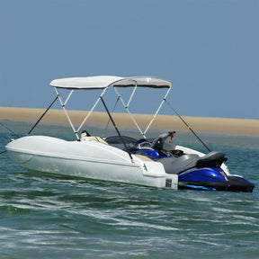 VidaXL Bimini-Top 3 Bögen mit Netzseitenwänden183x(154-167)x137 cm