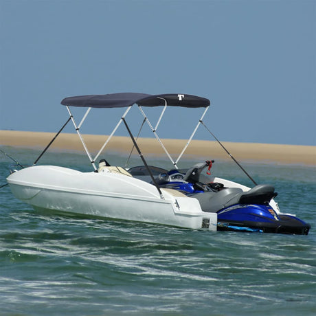 VidaXL Bimini-Top 3 Bögen mit Netzseitenwänden 183x(170-182)x137 cm