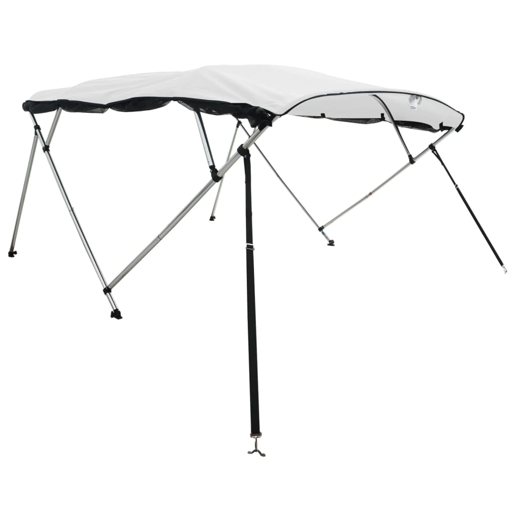 Vidaxx Bimini-Top 4 Bögen mit Netzseitenwänden 243x(170-182)x137 cm