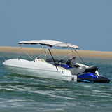 Vidaxx Bimini-Top 4 Bögen mit Netzseitenwänden 243x(170-182)x137 cm