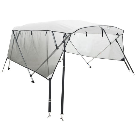 VidaXL Bimini-Top 4 Bögen mit Netzseitenwänden 243x(200-213)x137 cm