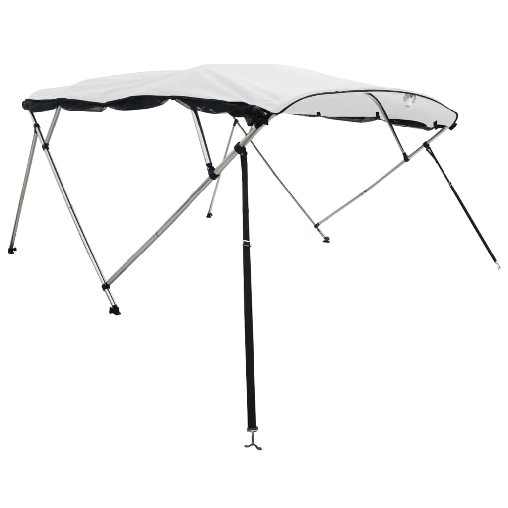 VidaXL Bimini-Top 4 Bögen mit Netzseitenwänden 243x(200-213)x137 cm