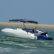 VidaXL Bimini-Top 4 Bögen mit Netzseitenwänden 243x(185-198)x137 cm