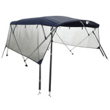 VidaXL Bimini-Top 4 Bögen mit Netzseitenwänden 243x(200-213)x137 cm