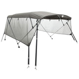 VidaXL Bimini-Top 4 Bögen mit Netzseitenwänden 243x(200-213)x137 cm