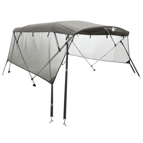 VidaXL Bimini-Top 4 Bögen mit Netzseitenwänden 243x(200-213)x137 cm