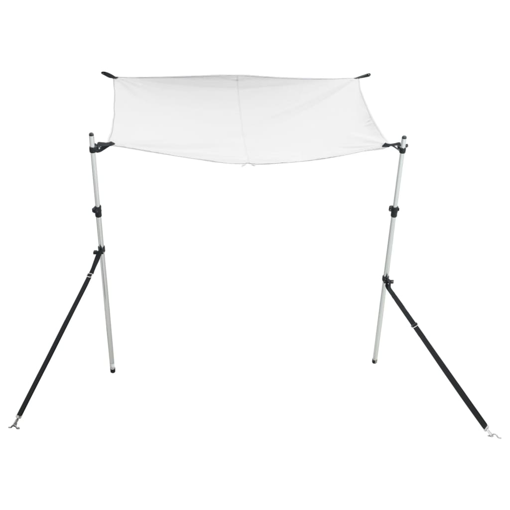 VidaXL Sonnenschutztuch T-Top 170x208x (115-183) cm weiß