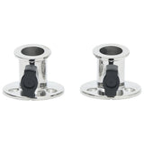 Vidaxl Bimini-Basis2 Stück für 26 mm Rundrohr aus Edelstahl