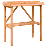 VidaXL Pflanzentisch mit Ablage 78x38x82,5 cm braunes Kiefernholz