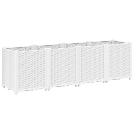 Vidaxx Pflanzgefäß 160x40x53 cm Polypropylen weiß