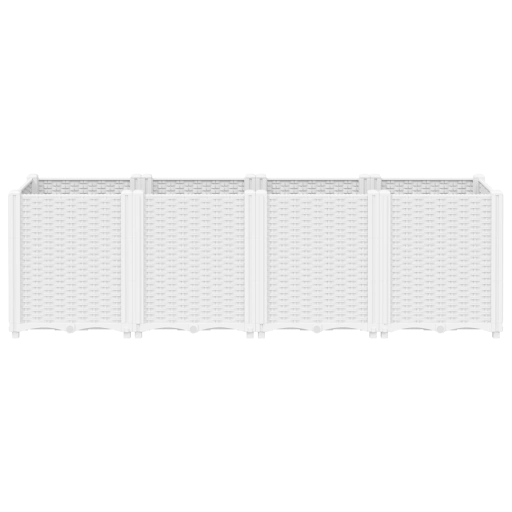 Vidaxx Pflanzgefäß 160x40x53 cm Polypropylen weiß