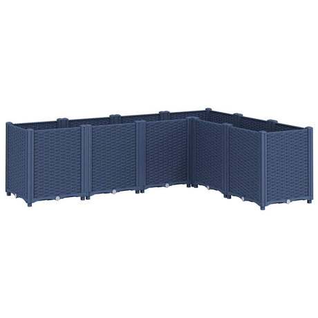 Vidaxx Pflanzgefäß 160x120x53 cm Polypropylen blaugrau