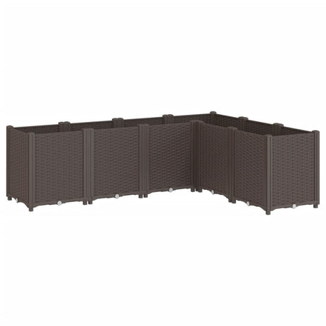 Vidaxx Pflanzgefäß 160x120x53 cm Polypropylen braun