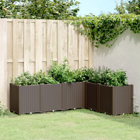 Vidaxx Pflanzgefäß 160x120x53 cm Polypropylen braun
