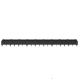 Vidaxx Pflanzgefäß mit Zapfen 362,5x42,5x28,5 cm Polypropylen schwarz