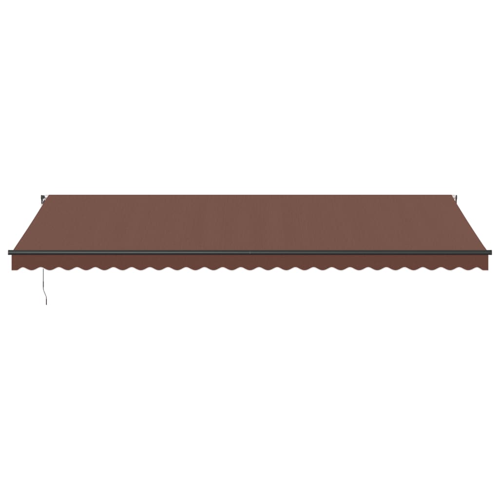 VidaXL Markise manuell ausziehbar 600x350 cm braun
