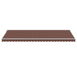 VidaXL Markise manuell ausziehbar 600x300 cm braun