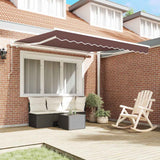 VidaXL Markise manuell ausziehbar 300x250 cm braun