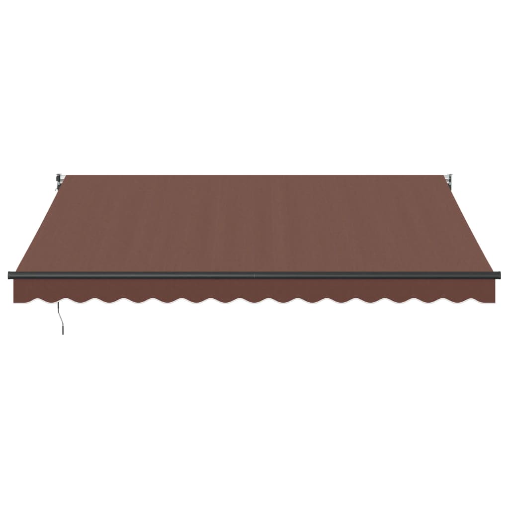 VidaXL Markise manuell ausziehbar 400x300 cm braun