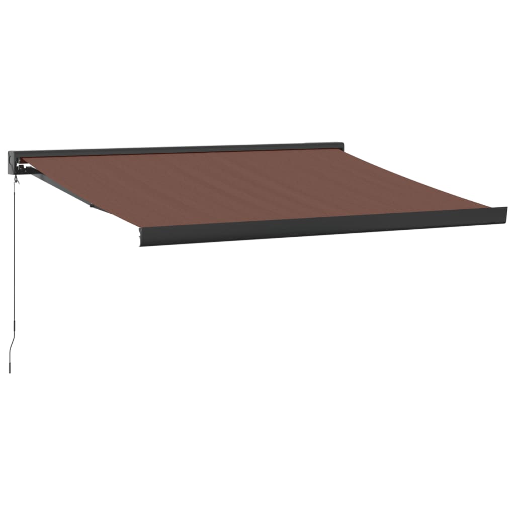 VidaXL Markise manuell ausziehbar 300x250 cm braun