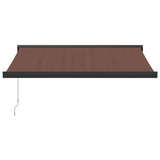 VidaXL Markise manuell ausziehbar 300x250 cm braun