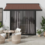 VidaXL Markise manuell ausziehbar 300x250 cm braun