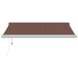 VidaXL Markise automatisch ausziehbar 300x250 cm braun