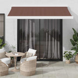 VidaXL Markise automatisch ausziehbar 300x250 cm braun