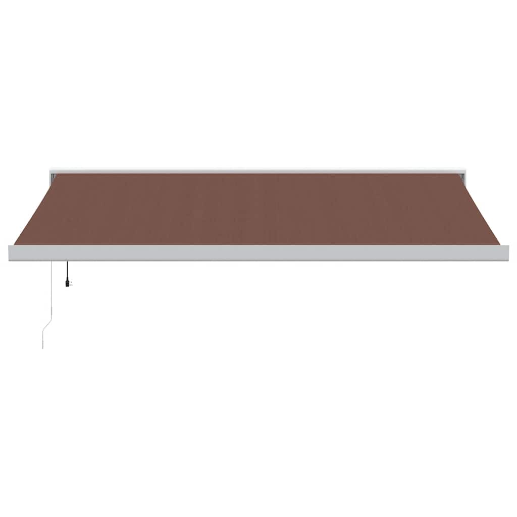 VidaXL Markise automatisch ausziehbar 400x300 cm braun