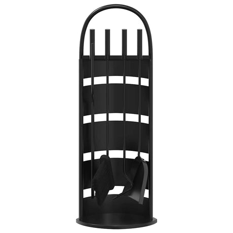 Vidaxx 5-teiliges Kaminbesteckset 23x15x66 cm Stahl