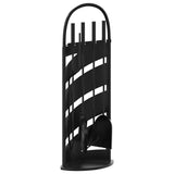 Vidaxx 5-teiliges Kaminbesteckset 23x15x66 cm Stahl