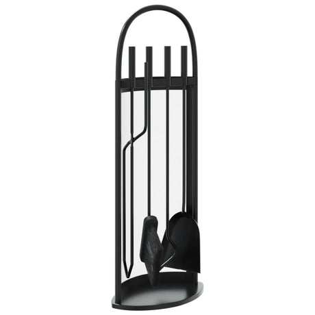 Vidaxx 5-teiliges Kaminbesteckset 23x15x66 cm Stahl
