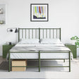 Vidaxl nachtkastjes 2 st 34,5x39x44 cm staal olijfgroen