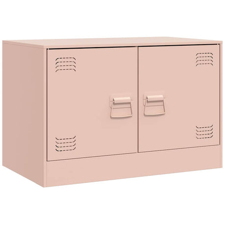 Vidaxl tv-meubel 67x39x44 cm staal roze