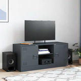 Vidaxl tv-meubel 99x39x44 cm staal antracietkleurig