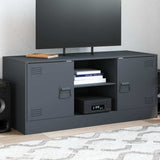 Vidaxl tv-meubel 99x39x44 cm staal antracietkleurig