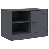 Vidaxl tv-meubel 67x39x44 cm staal antracietkleurig