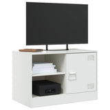 Vidaxl tv-meubelen 2 st 67x39x44 cm staal wit