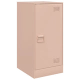 Vidaxl dressoir 34,5x39x73 cm staal roze