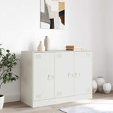 Vidaxl dressoir 99x39x73 cm staal wit