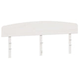 Vidaxl hoofdbord 200 cm massief grenenhout wit