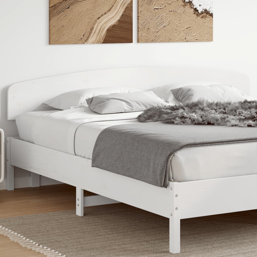 Vidaxl hoofdbord 200 cm massief grenenhout wit