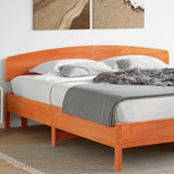 Vidaxl hoofdbord 180 cm massief grenenhout wasbruin