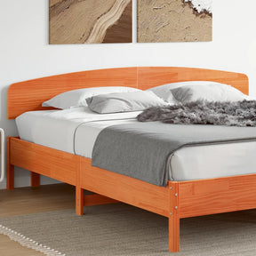 Vidaxl hoofdbord 180 cm massief grenenhout wasbruin