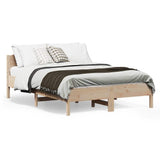 Vidaxl bedframe zonder matras massief grenenhout 135x190 cm