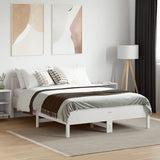 Vidaxl bedframe zonder matras massief grenenhout wit 120x190 cm