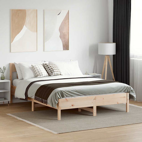 Vidaxl bedframe zonder matras massief grenenhout 120x200 cm